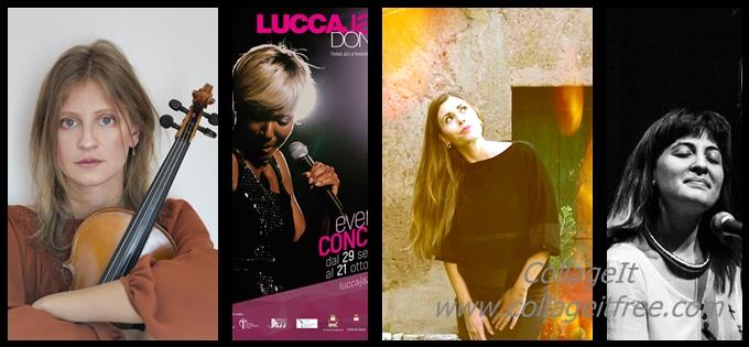Sabato 6 ottobre Anaïs Drago, Chiara Padellaro e Joy Grifoni per Lucca Jazz Donna 2018
