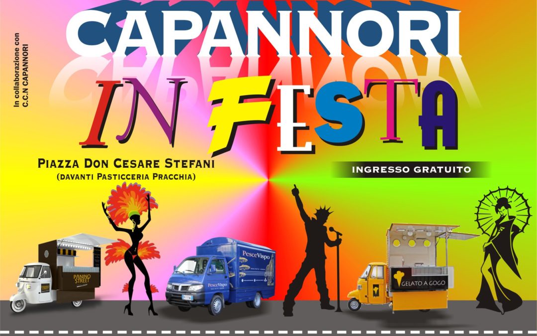 14-15-16 giugno “Capannori in festa” in piazza Don Cesari Stefani